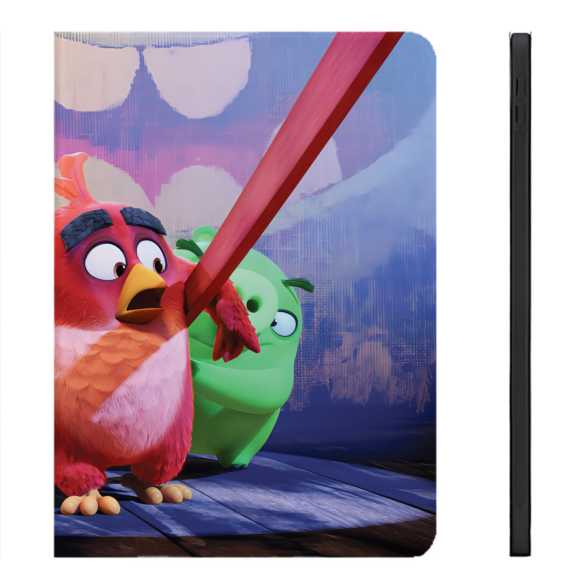 Angry Birds アングリーバード IPadケース ペンホルダー付き ブックスタイルデザイン